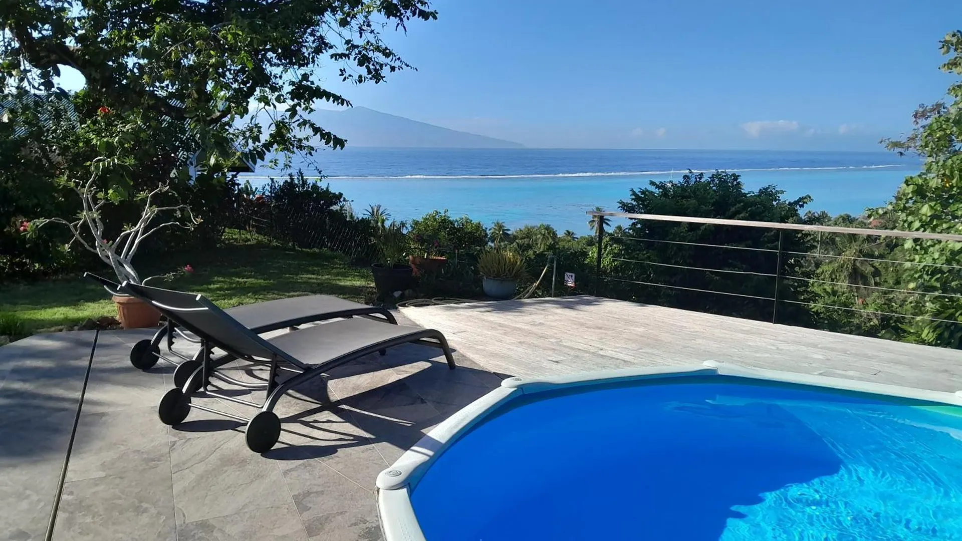 Villa Blue Horizon Moorea location